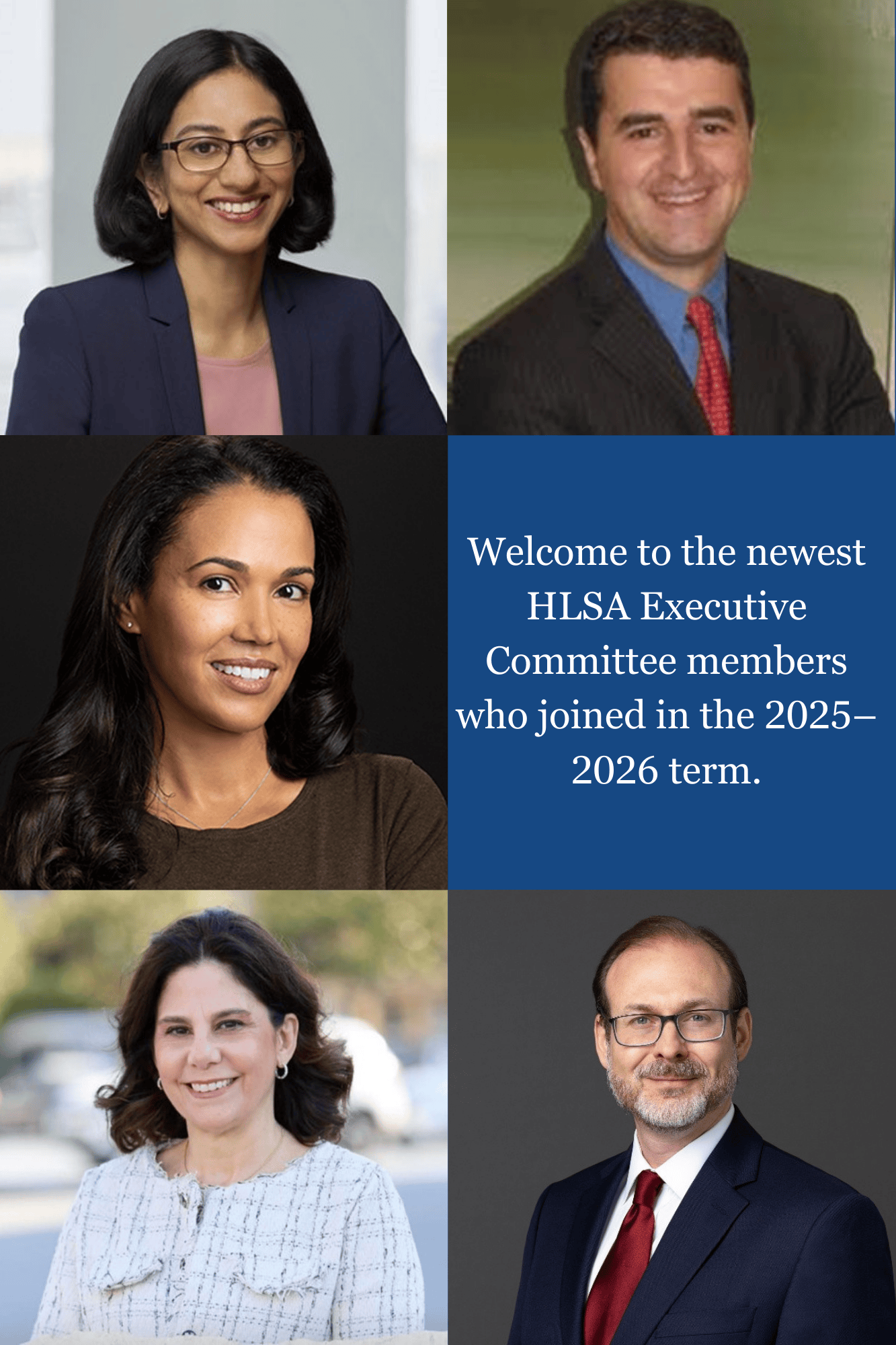New HLSA Executive Committee Members